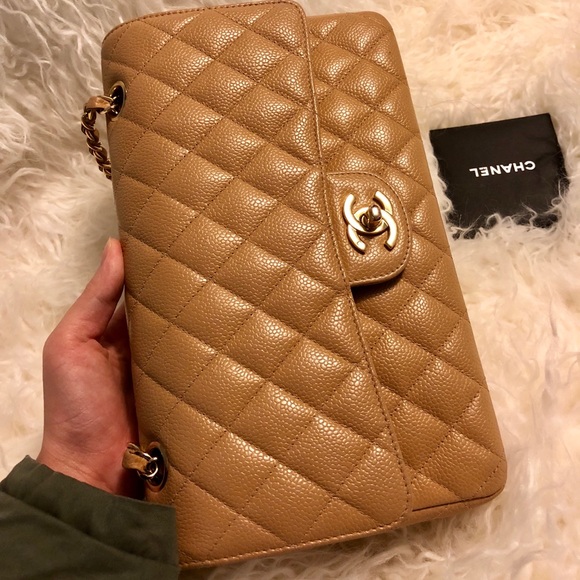 caramel chanel bag